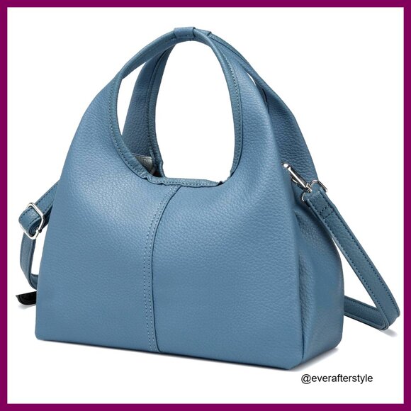 Handbags - Leather Crossbody Purse Designer Tote Satchel Bag Adjustable Strap Chic